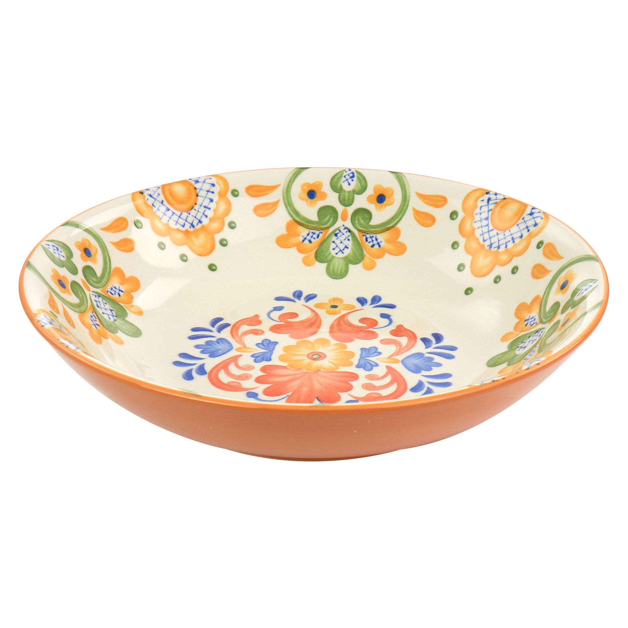 Alt View 2. Gibson - Laurie Gates Tierra 2 Piece Round Stoneware Dinner Bowl Set in Assorted Designs - Assorted.