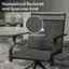 Humanized Backrest and Spacious Seat: Wear-resistant, fade-resistant, breathable, quick-drying, made with premium fabric.