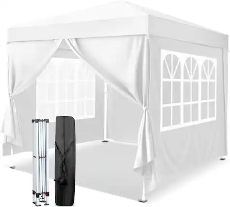 Front. Winado - 10x10 Pop Up Canopy Tent with Sidewalls, Outdoor Gazebo Canopy Tent, Patio Event Tents Outdoor Event Shelter for Party.