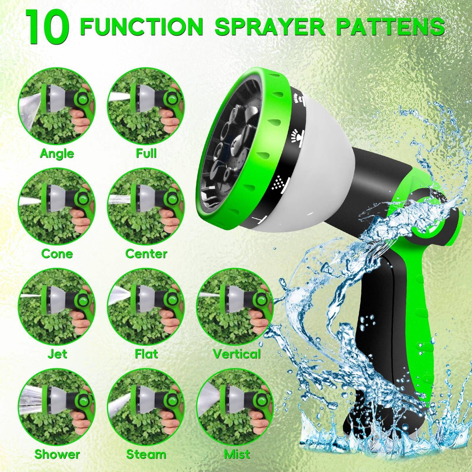 10 FUNCTION SPRAYER PATTERNS

- Angle
- Full
- Cone
- Center
- Jet
- Flat
- Vertical
- Shower
- Steam
- Mist