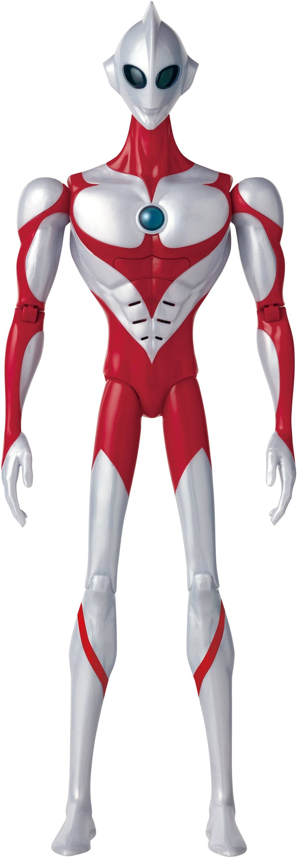 Left. Bandai - Bandai - Ultraman: Rising - 12" Deluxe Ultraman Figure   - COLLECTIBLES - Multicolor.