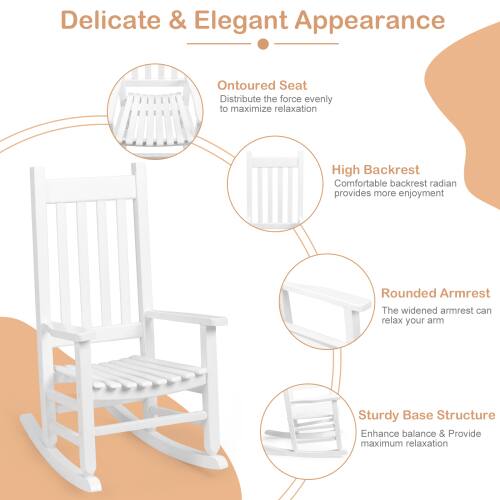 Delicate & Elegant Appearance

- Ontoured Seat: Distribute the force evenly to maximize relaxation
- High Backrest: Comfortable backrest radian provides more enjoyment
- Rounded Armrest: The widened armrest can relax your arm
- Sturdy Base Structure: Enhance balance & Provide maximum relaxation