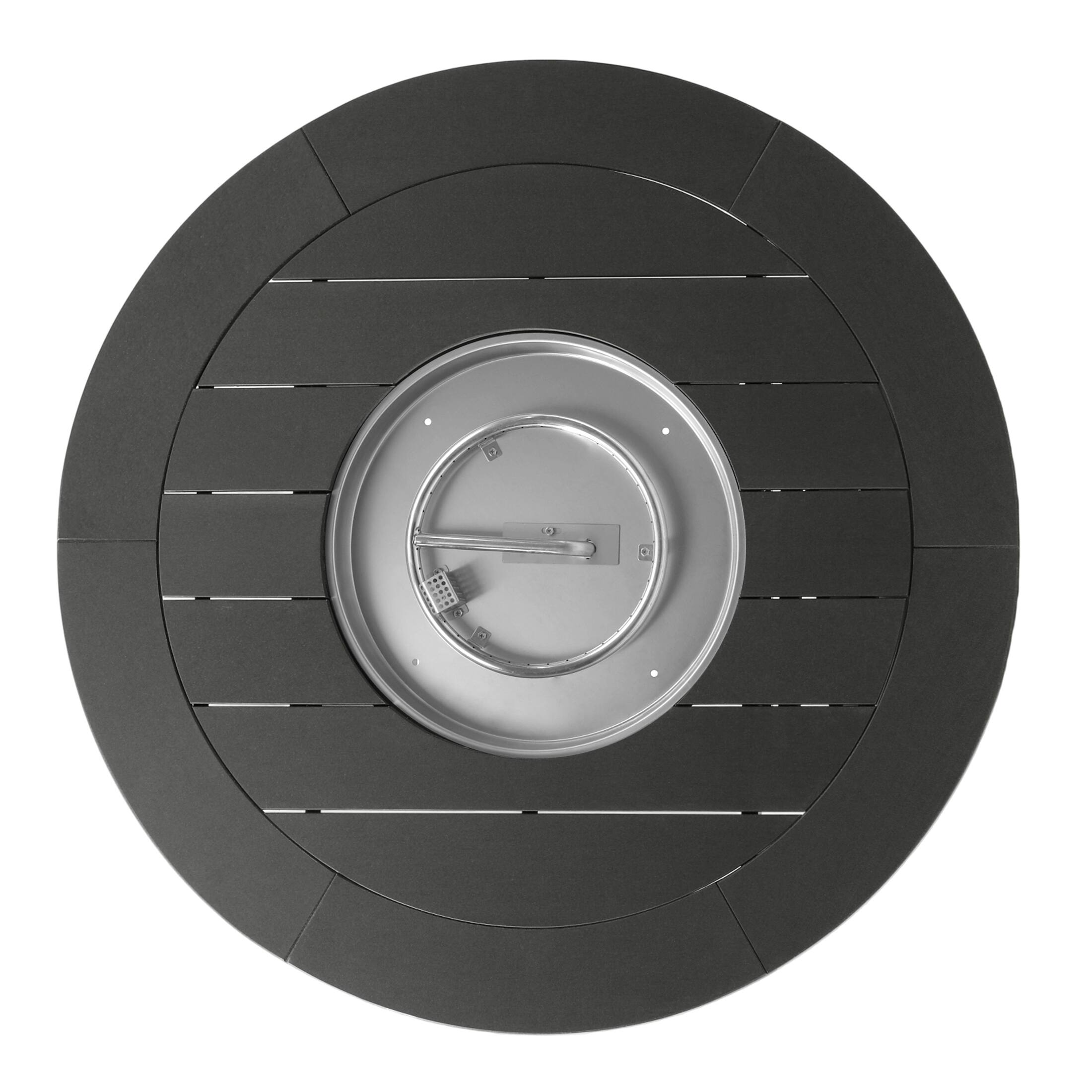 Alt View 2. WestinTrends - WestinTrends Helios 47" Modern Outdoor 55,000 BTU Patio Propane Round Fire Pit Table - Gray.