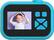 Angle. myFirst - Camera 10 - New Mini Digital Camera for Kids, Photo, Video, 5MP, 32GB Micro SD Card - Blue.
