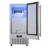Front. Coolake - Coolake 15" 100LBS/DayCommercial Under Counter Ice Maker, Stainless Steel Built-in Ice Machine with 30LBS Storage - Silver.