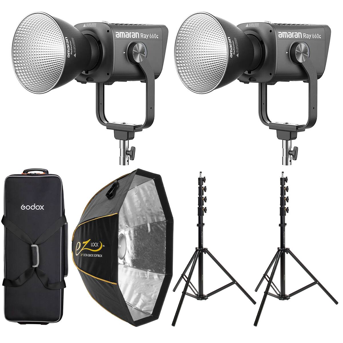 amaran Ray 660c  
amaran Reffecter  
amaran Ray 660c  
Godox  
LOOK  
AND CR QUICKSOFBOX