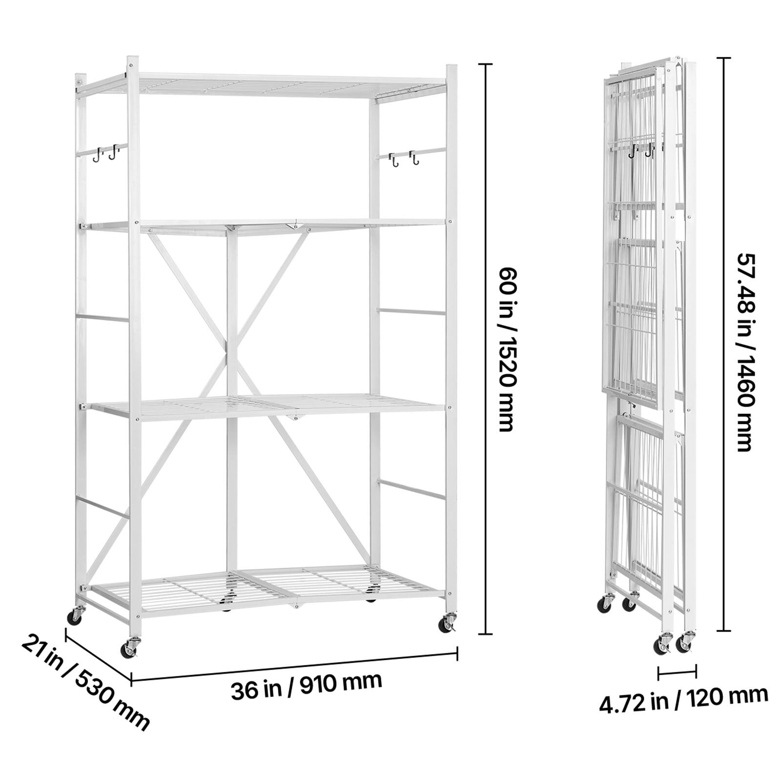 60 in / 1520 mm
57.48 in / 1460 mm
21 in / 530 mm
36 in / 910 mm
4.72 in / 120 mm