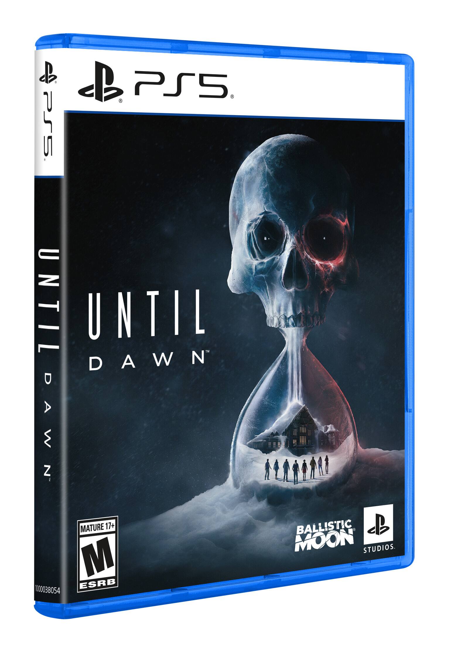 Until Dawn is a mature video game rated 17+ by the ESRB. It is available for the PlayStation 5 (PS5) console. The game is developed by Supermassive Games and published by Sony Interactive Entertainment.