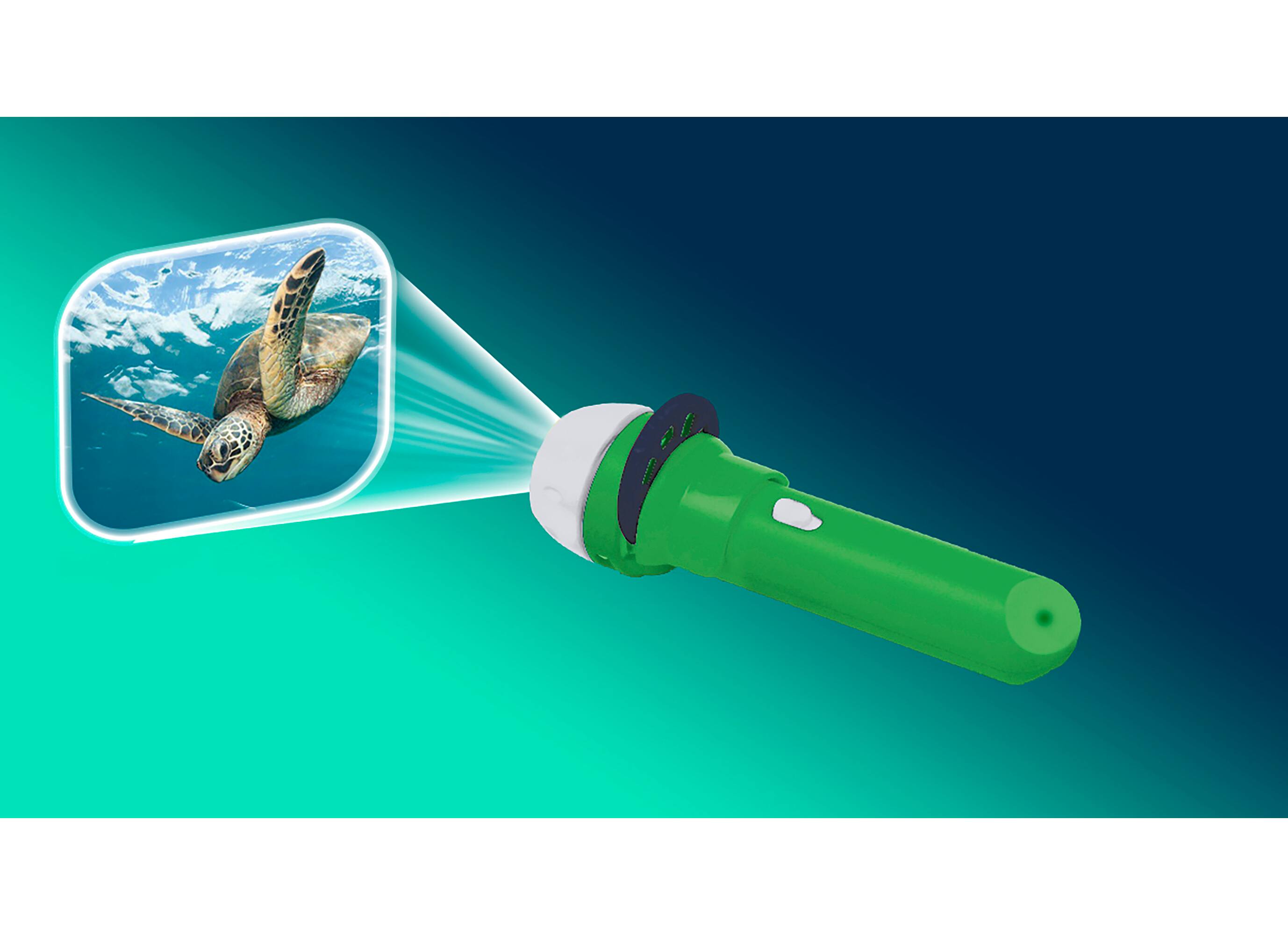 Left. Brainstorm Limited - Brainstorm Toys - Natural History Museum Sea Creatures Flashlight & Projector 24 Sea Life Images.