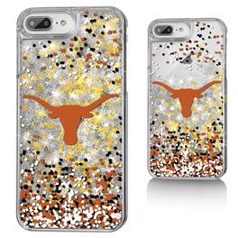 Keyscaper - NCAA - Texas Longhorns iPhone Glitter Confetti Design Case - 13 - Multicolor