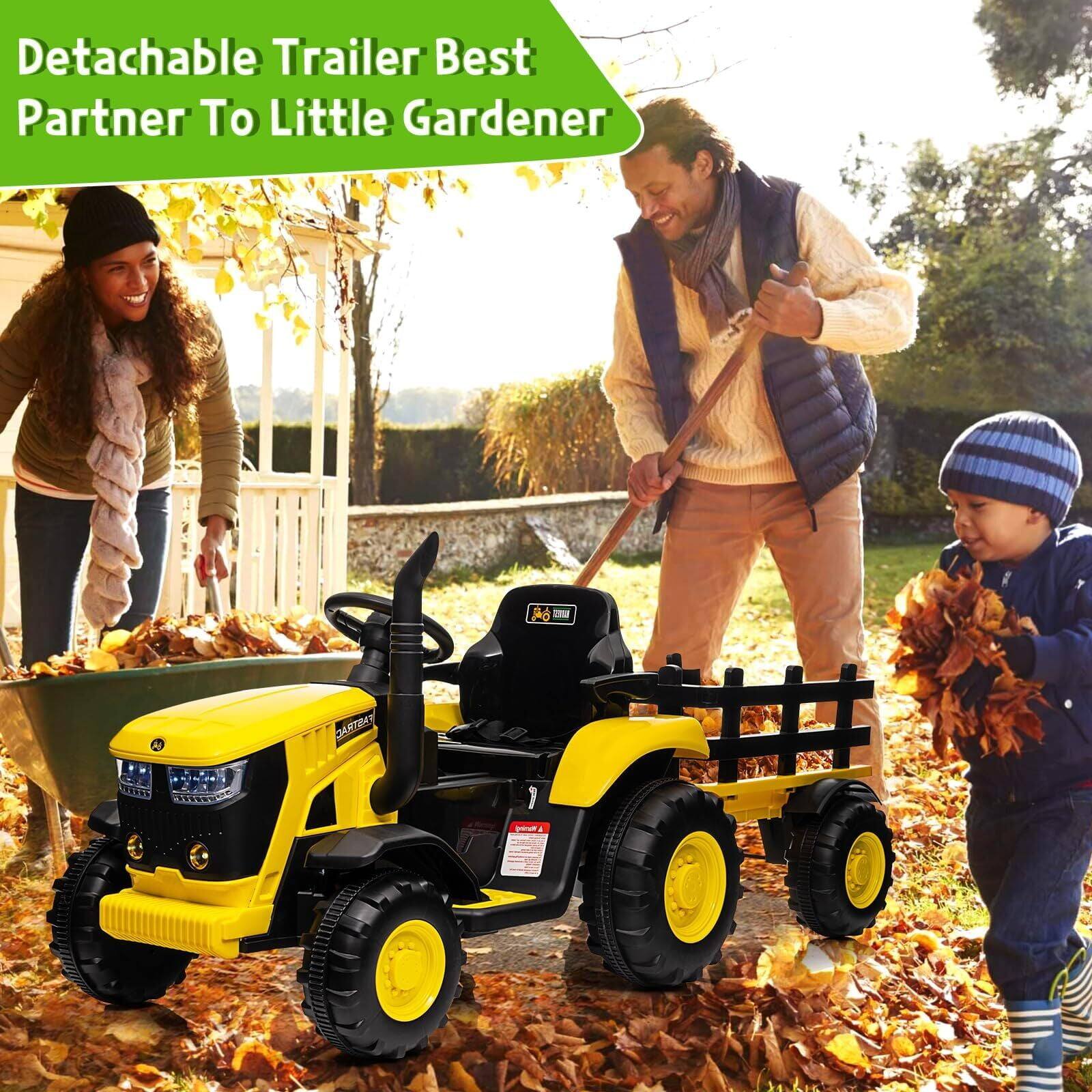 Detachable Trailer Best Partner To Little Gardener