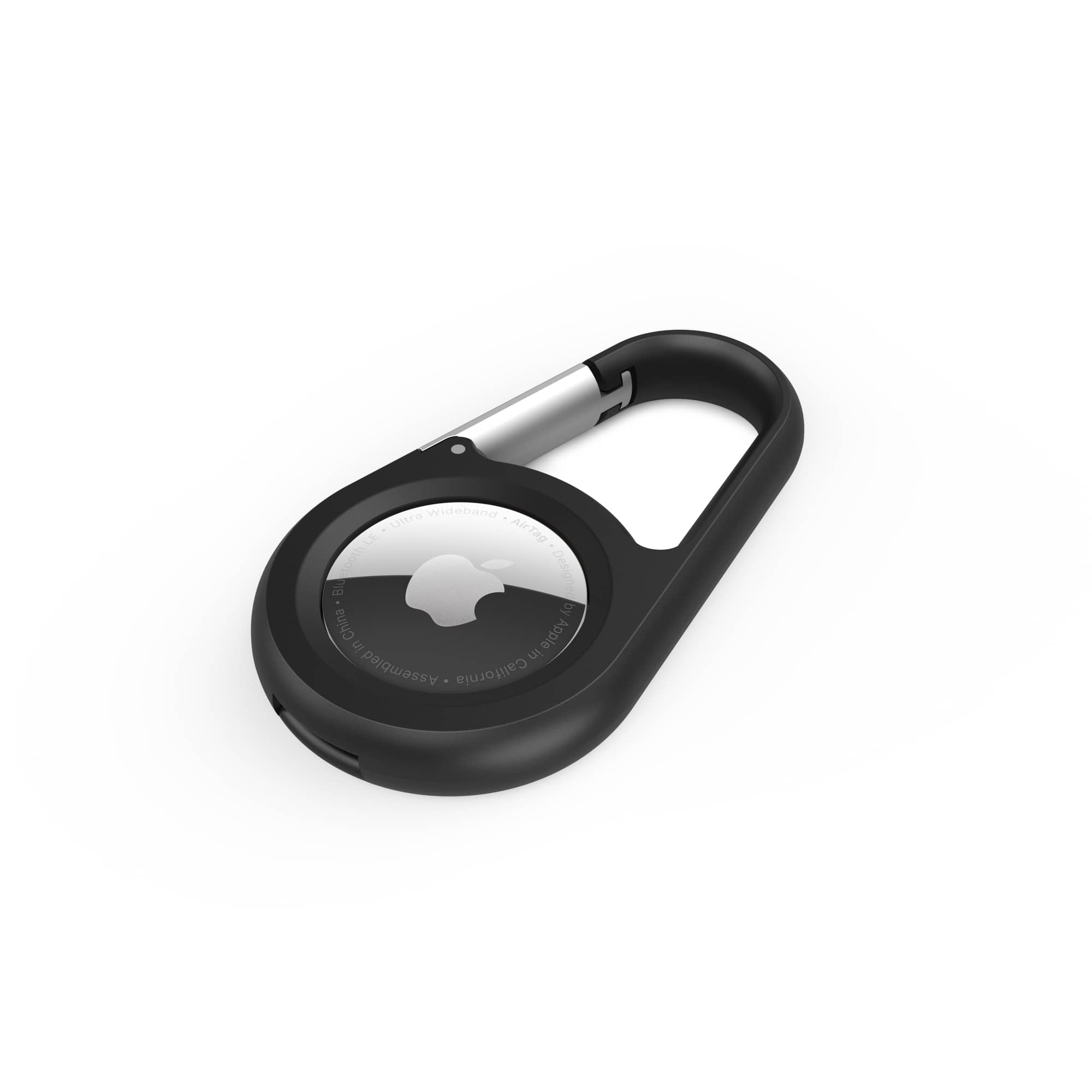 Alt View 11. Belkin - AirTag Secure Holder with Carabiner - Black.