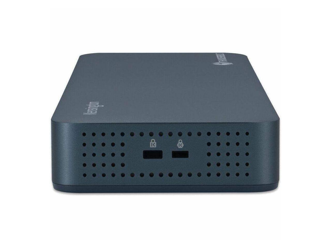 Alt View 5. Kensington - Kensington SD5900T Docking Station - for Notebook, Smartphone, Memory Card Reader, Monitor, AirPods, Solid State Drive - Blue.