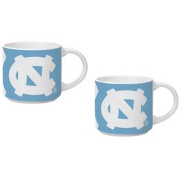 Indigo Falls - North Carolina Tar Heels Two Pack 14oz. Stackable Mug Set - Multicolor