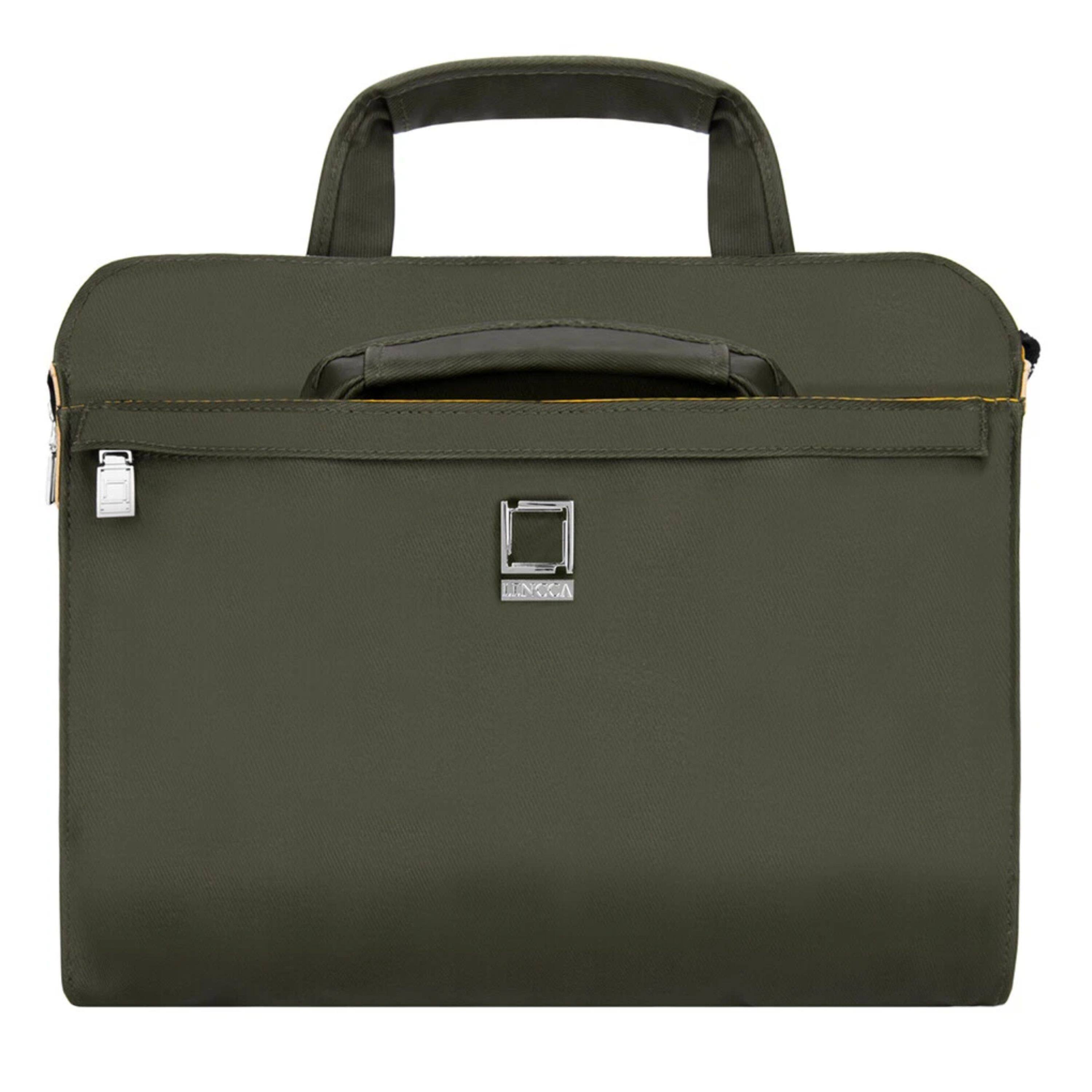 Angle. Kitcheniva - Women Tablet Shoulder Messenger Bag Case For 13" iPad - Olive.