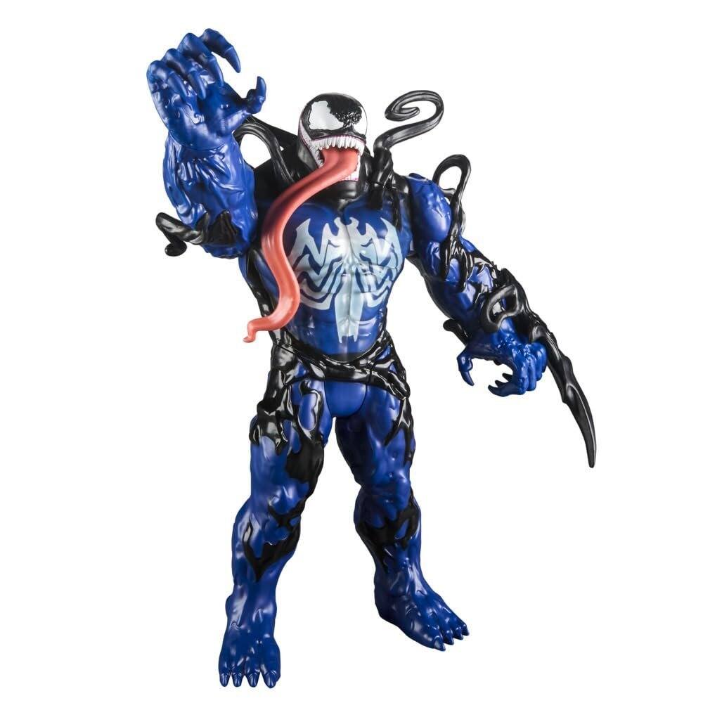 Angle. Marvel - Marvel Spider-Man Venom Liquid Shifter 11-Inch Transforming Symbiote Action Figure, Epic World of Action Ages 4+ - Multicolour.