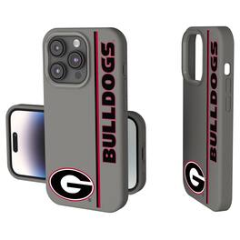 Keyscaper - NCAA - Georgia Bulldogs iPhone Soft Touch Case - 15 - Gray