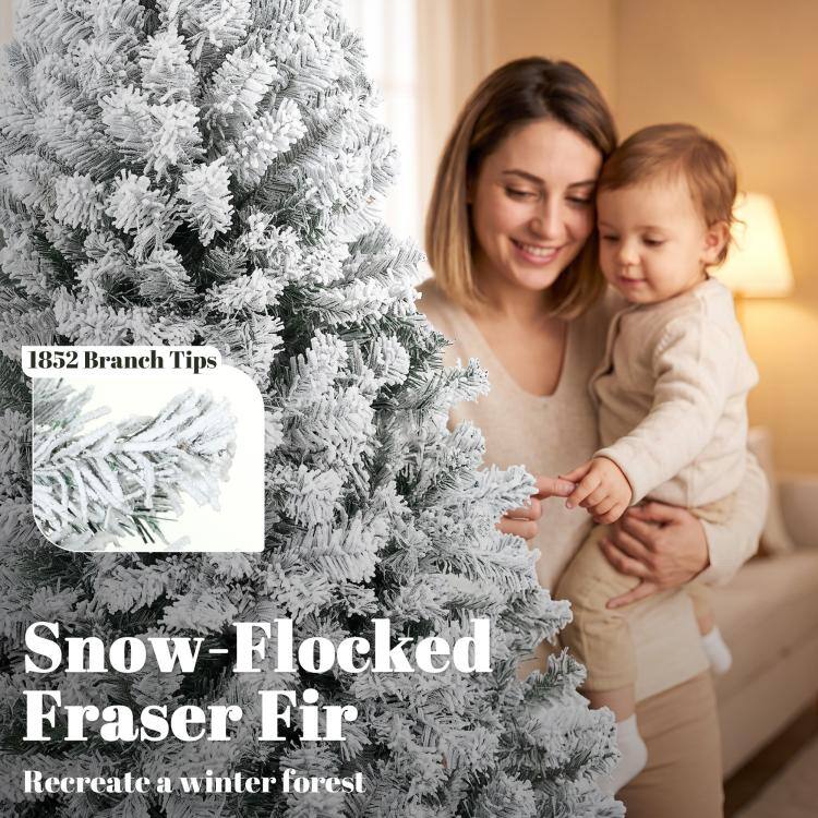 1852 Branch Tips

Snow-Flocked Fraser Fir

Recreate a winter forest