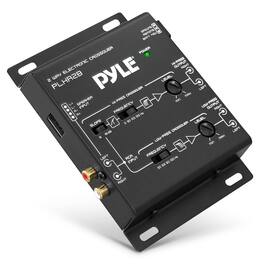 Pyle - PLXR2B 2-Way Electronic Car Audio Crossover Network, Hi-Pass/Low-Pass, 4 RCA Outputs