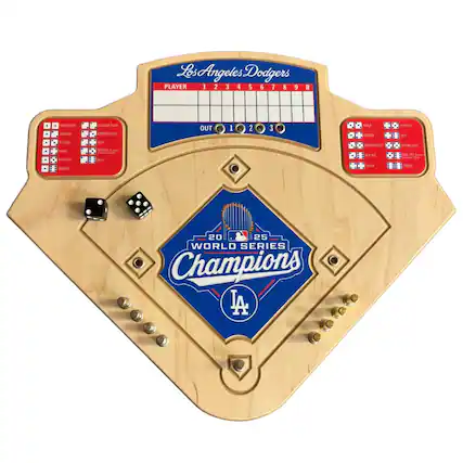 Los Angeles Dodgers
PLAYER 1 2 3 4 5 6 7 8 9 R
OUT 1 2 3
HOME RUN
DOUBLE
SINGLE
WALK
POP OUT
OUT
DOUBLE PLAY
GROUND OUT
FLY OUT
SACRIFICE
STRIKE OUT
WALK
SINGLE
GROUND OUT
STRIKE OUT
SACRIFICE
2020 WORLD SERIES Champions
25 WORLD SERIES Champions