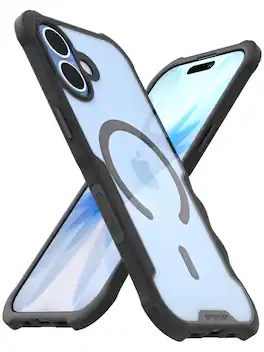 Smartish - iPhone 17 MagSafe Case - Gripzilla - Protective Grip Heavy Duty Cover - Clearly Black