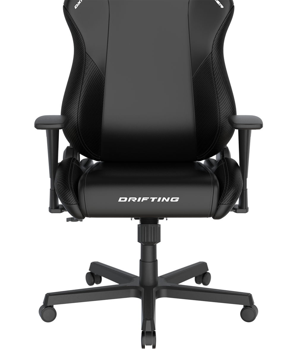 Alt View 2. DXRacer - DXRacer Drifting Series Gaming Chair – Black, Ergonomic Racing-Style with 3D Armrests & Reclining Backrest - Black.