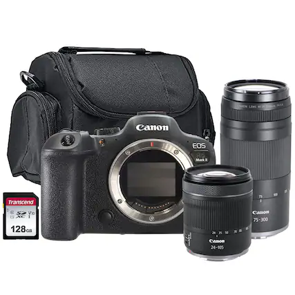 CANON LENS RF75-300mm F4-6.3
Canon EOS R6 Mark II
Transcend 128GB
Canon 24-105
Canon 75-300