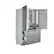 Alt View 3. Thermador - Freedom Collection 26.8 Cu. Ft. French Door Built-in Smart Refrigerator with Professional Series Handles - Stainless Steel.