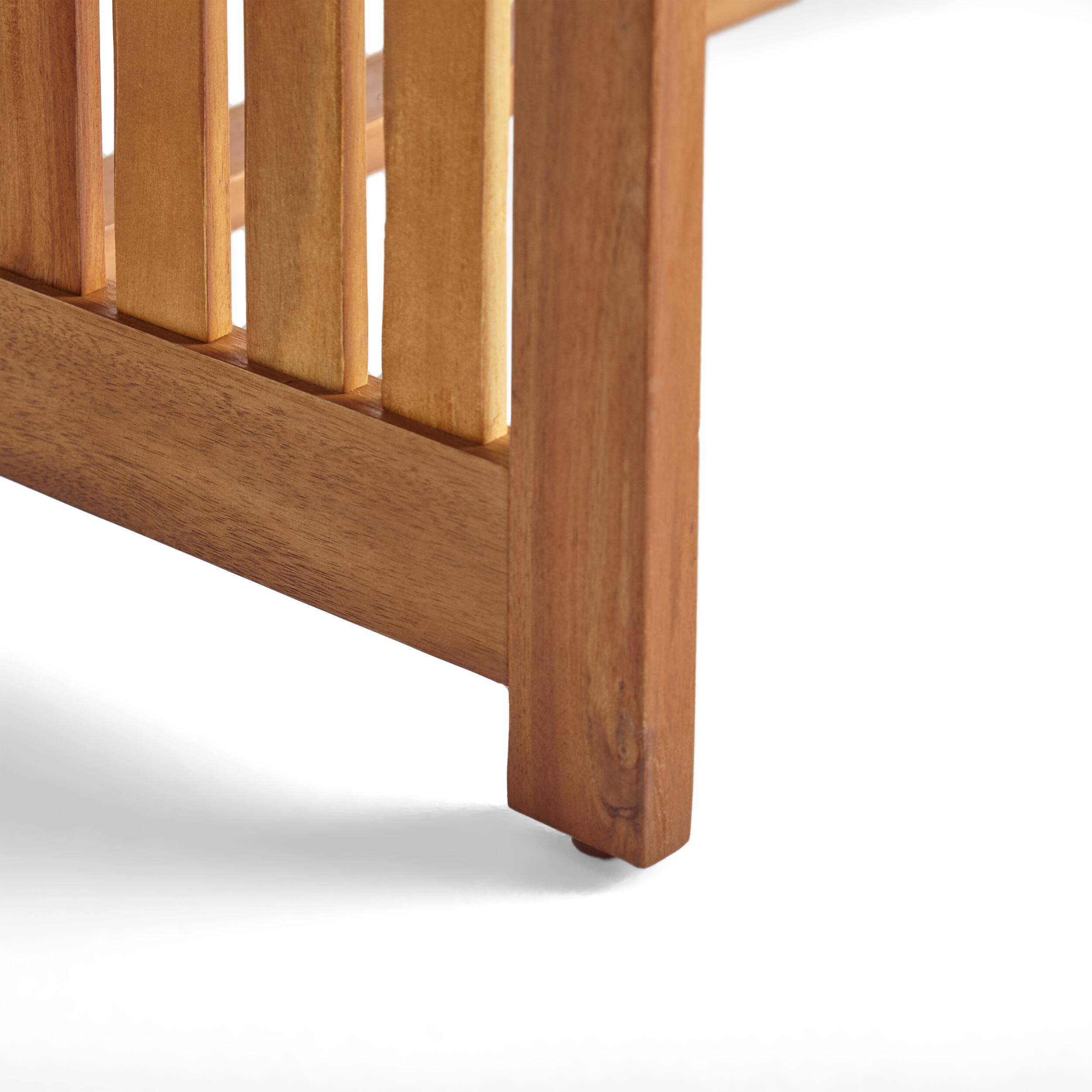 Alt View 4. Mondawe - Acacia Wood Outdoor Coffee Table - Brown.