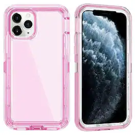 Entronix - iPhone 15 Plus Armor Case — Triple-Layer Shockproof Protection - Pink