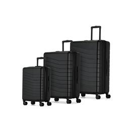 Bugatti - Munich 3 Piece Hardside Luggage Set - Black