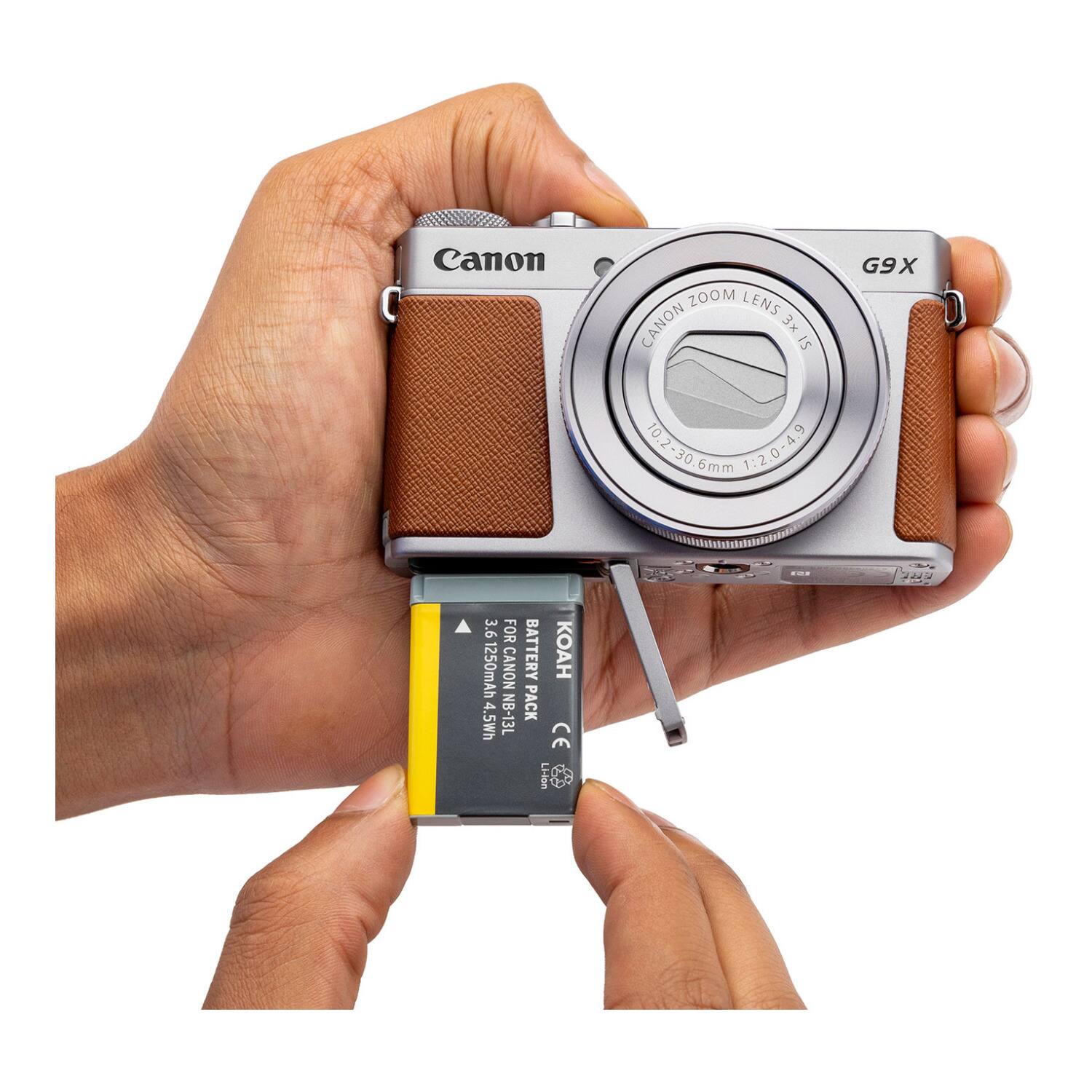 Canon Zoom Lens Canon 3x IS G9X  
10.2-30mm 1:2.0-4.9  
Canon Battery Pack NB-13L  
3.6V 4.5Wh  
CE  
Liston