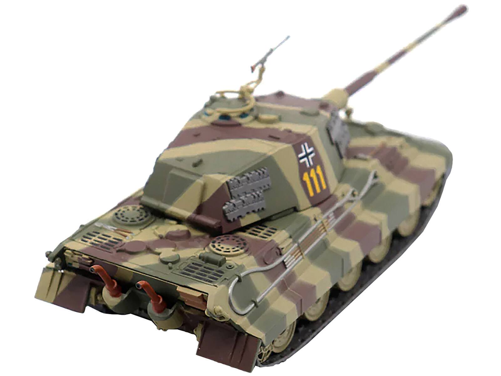 Back. AFV's of WWII - German Sd. PzKpfw VI King Tiger Ausf. B Heavy Tank #111 "Schwere SS Panzer Abteilung 101 Belgium 1944" 1/43 - Multi.