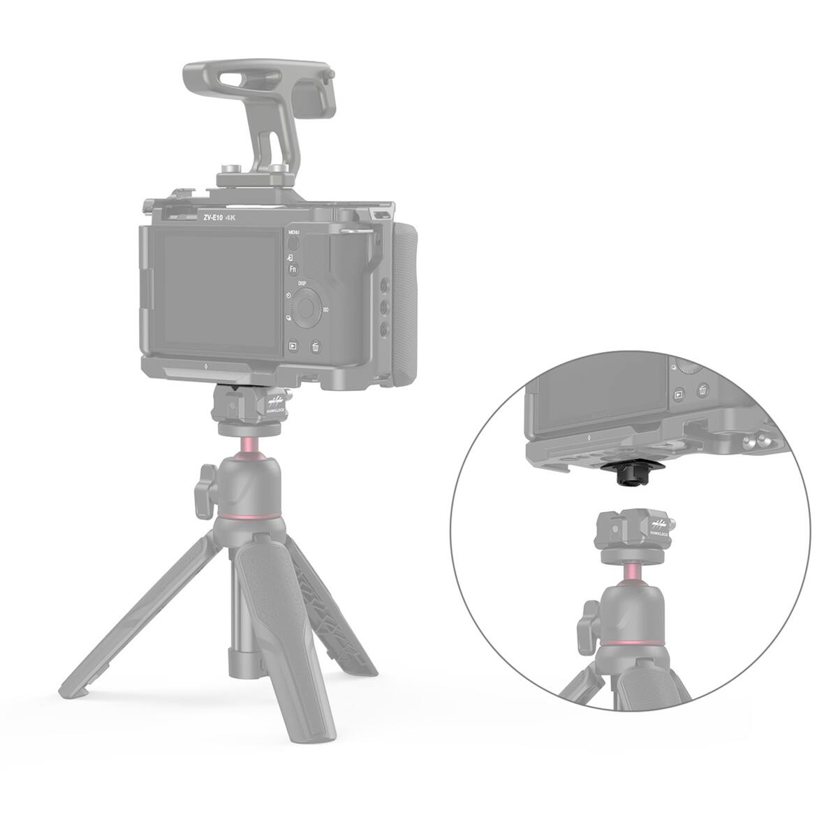 Alt View 3. Smallrig - SmallRig Drop-In HawkLock Mini Universal Quick Release Top Plate.