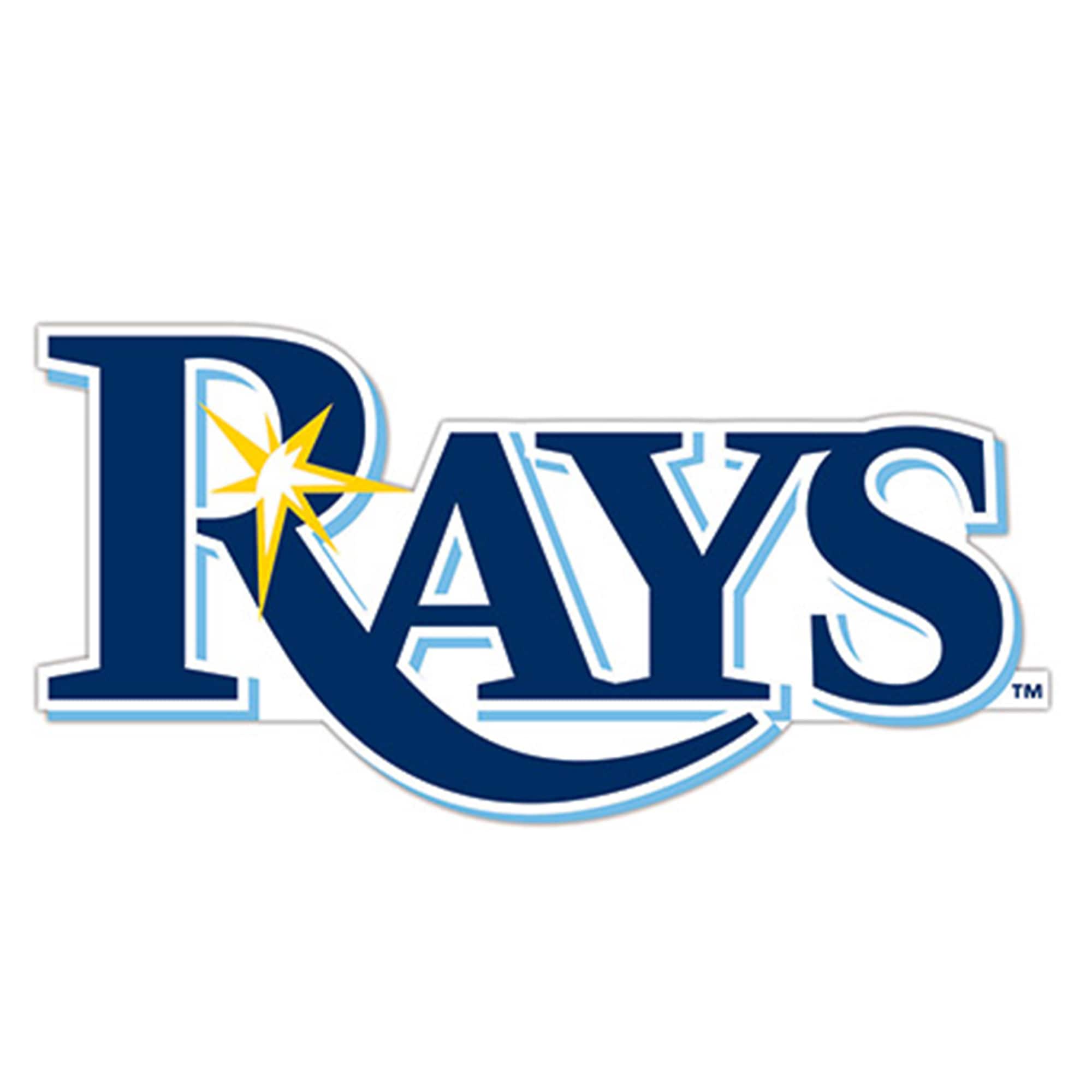 Tampa Bay Rays 24" Logo Cutout Sign