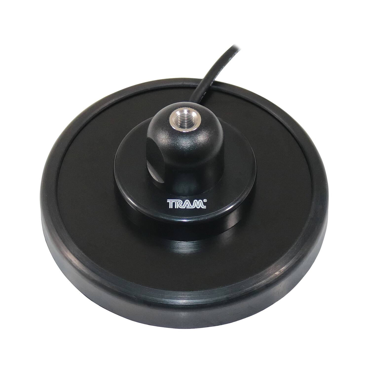 Alt View 6. Tram - Tram 240-b 5-inch Black Steel Nmo Magnet Mount With Rg58 Coaxial Cable And Uhf Pl-259 Connector - Black.