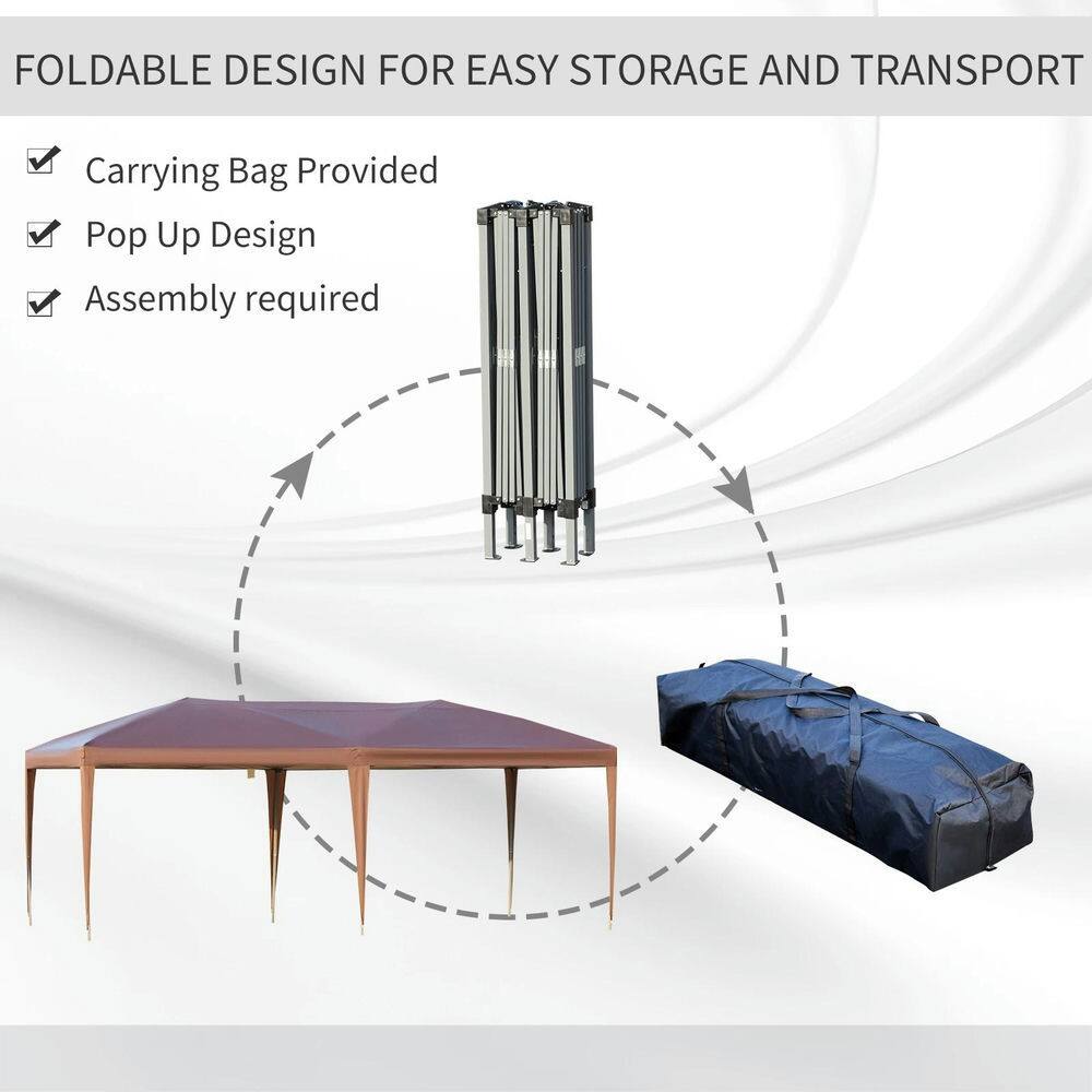 FOLDABLE DESIGN FOR EASY STORAGE AND TRANSPORT

- Carrying Bag Provided
- Pop Up Design
- Assembly required