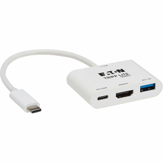 Eaton Tripp Lite Series USB-C Multiport Adapter - 4K 60 Hz HDMI, USB-A and USB-C Hub Ports, USB 3.2 Gen 1, 140W PD