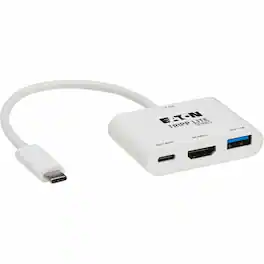 Eaton Tripp Lite Series USB-C Multiport Adapter - 4K 60 Hz HDMI, USB-A and USB-C Hub Ports, USB 3.2 Gen 1, 140W PD