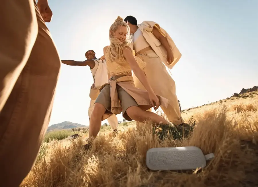 Alt View 15. Bose - SoundLink Flex (2nd Gen) Portable Bluetooth Speaker with Waterproof/Dustproof Design - Sandstone.