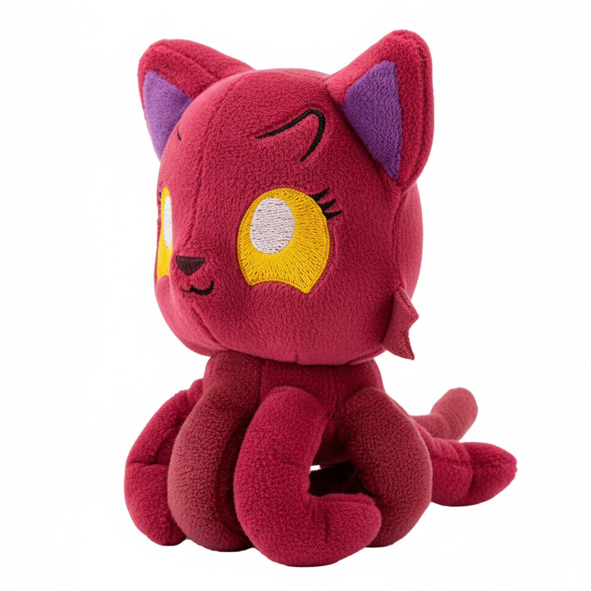 Alt View 10. Tentacle Kitty - Tentacle Kitty Campaign Critters Pink Fiend Little One Plush - Pink.