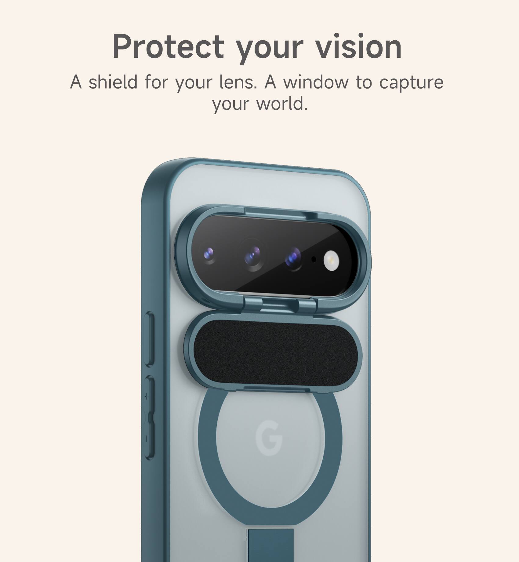 Protect your vision  
A shield for your lens. A window to capture your world.