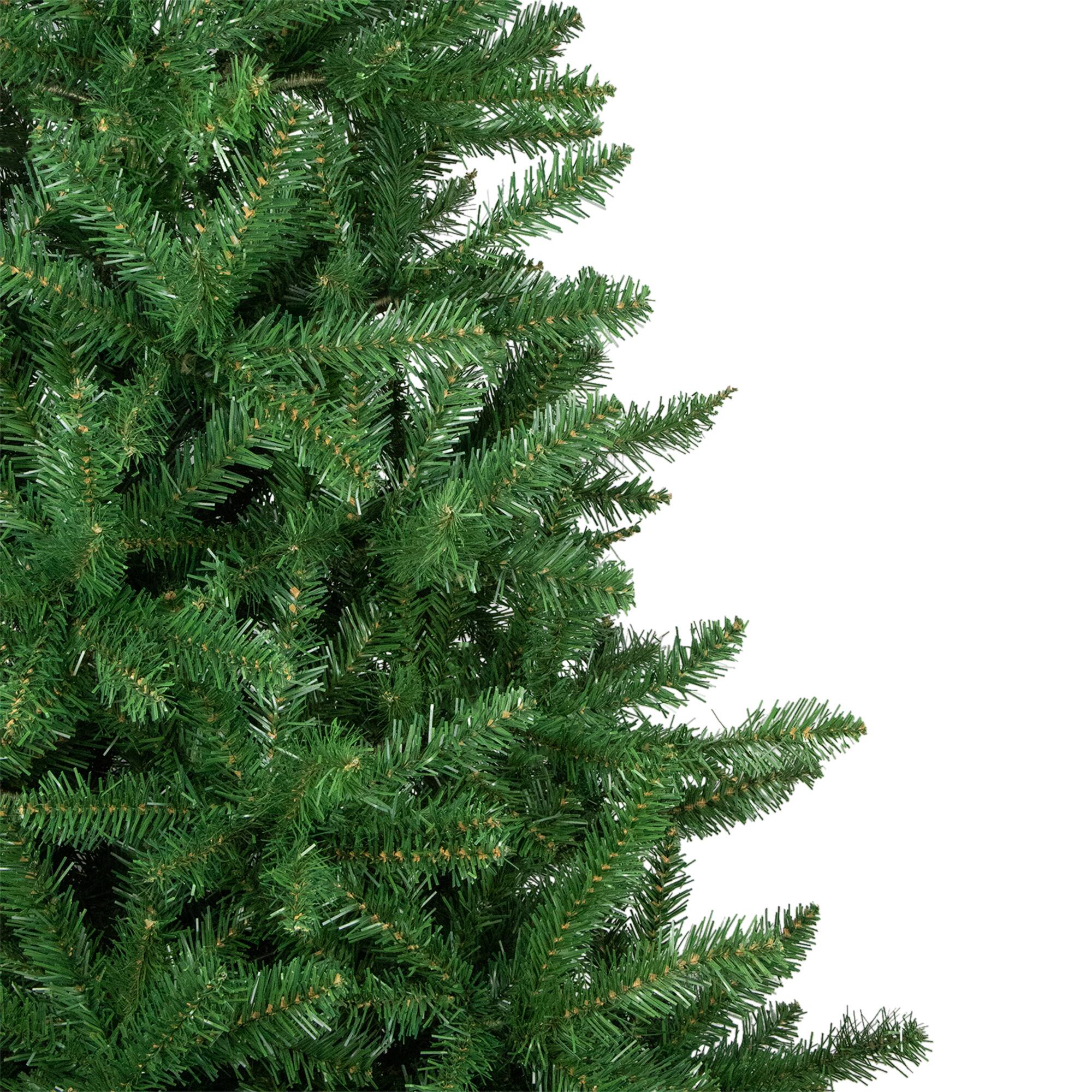 Alt View 2. Northlight - 6.5' Winona Fir Artificial Christmas Tree, Unlit - Green.