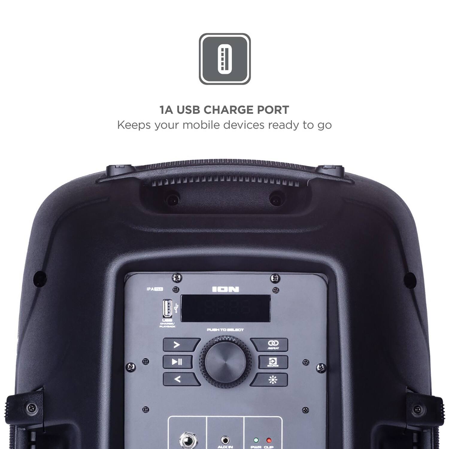 1A USB CHARGE PORT  
Keeps your mobile devices ready to go