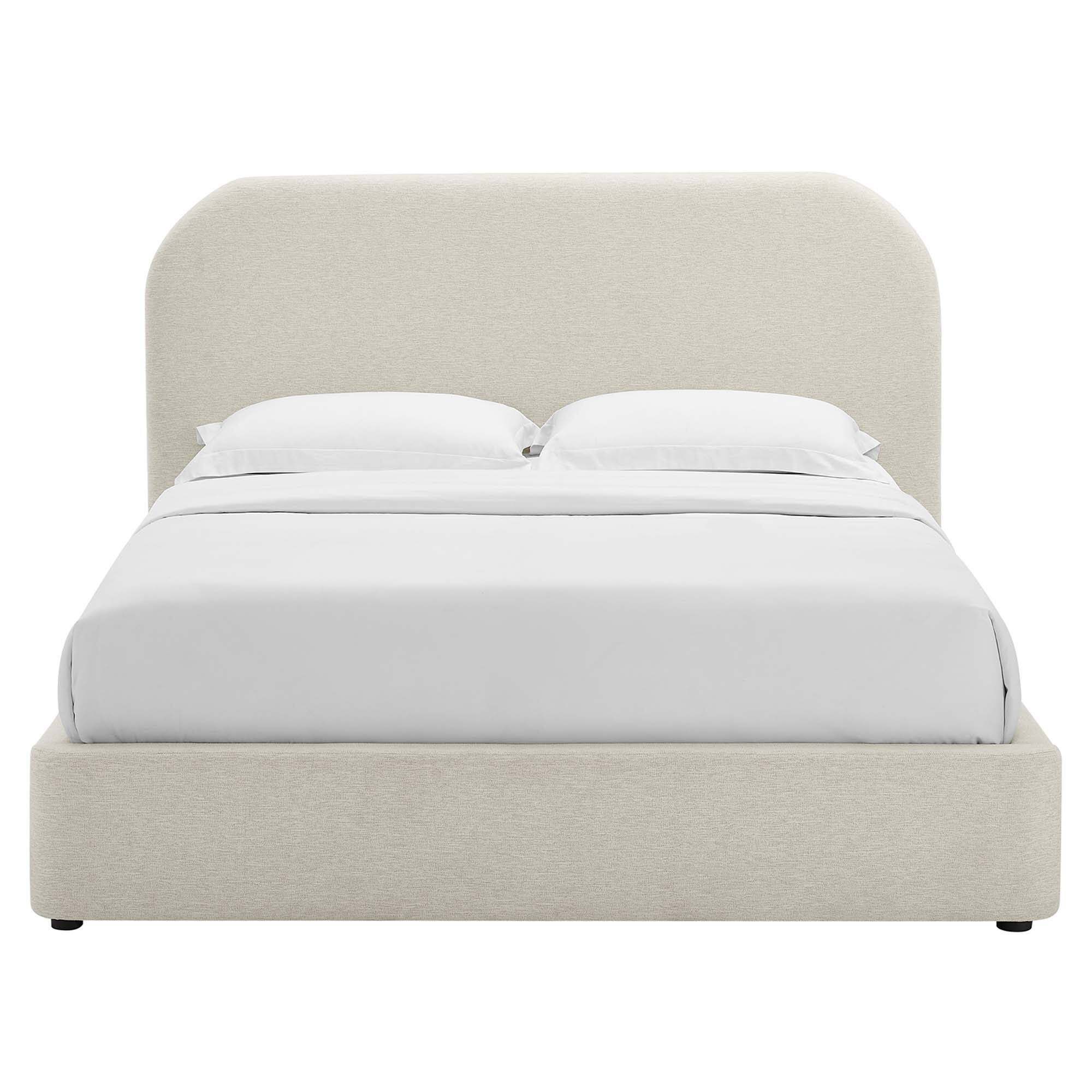 Alt View 3. Modway - Novi Performance Velvet King Bed - Red.