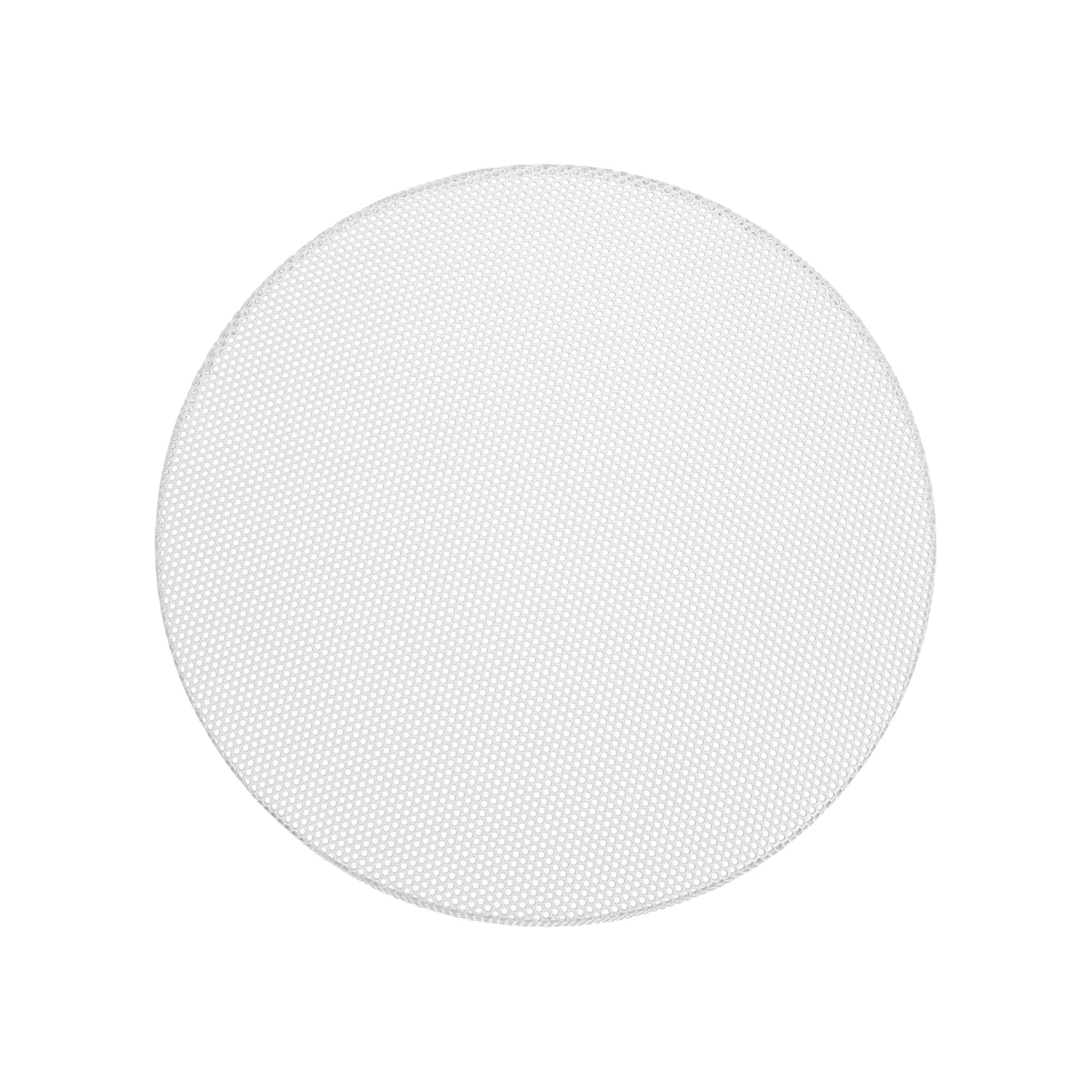 Unique Bargains - Universal Speaker Grills Cover without Frame, Metal Mesh Subwoofer Cover Guard Protector for Car Home Audio - White
