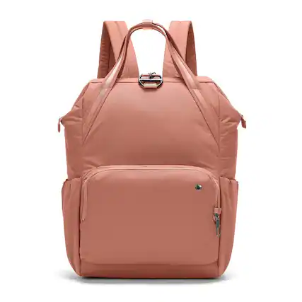 Front. Pacsafe - Pacsafe Citysafe CX backpack (Rose) - Rose.