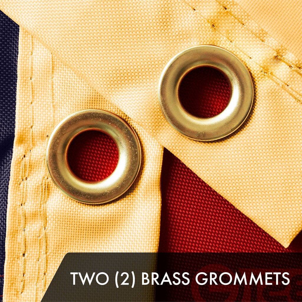 TWO (2) BRASS GROMMETS
