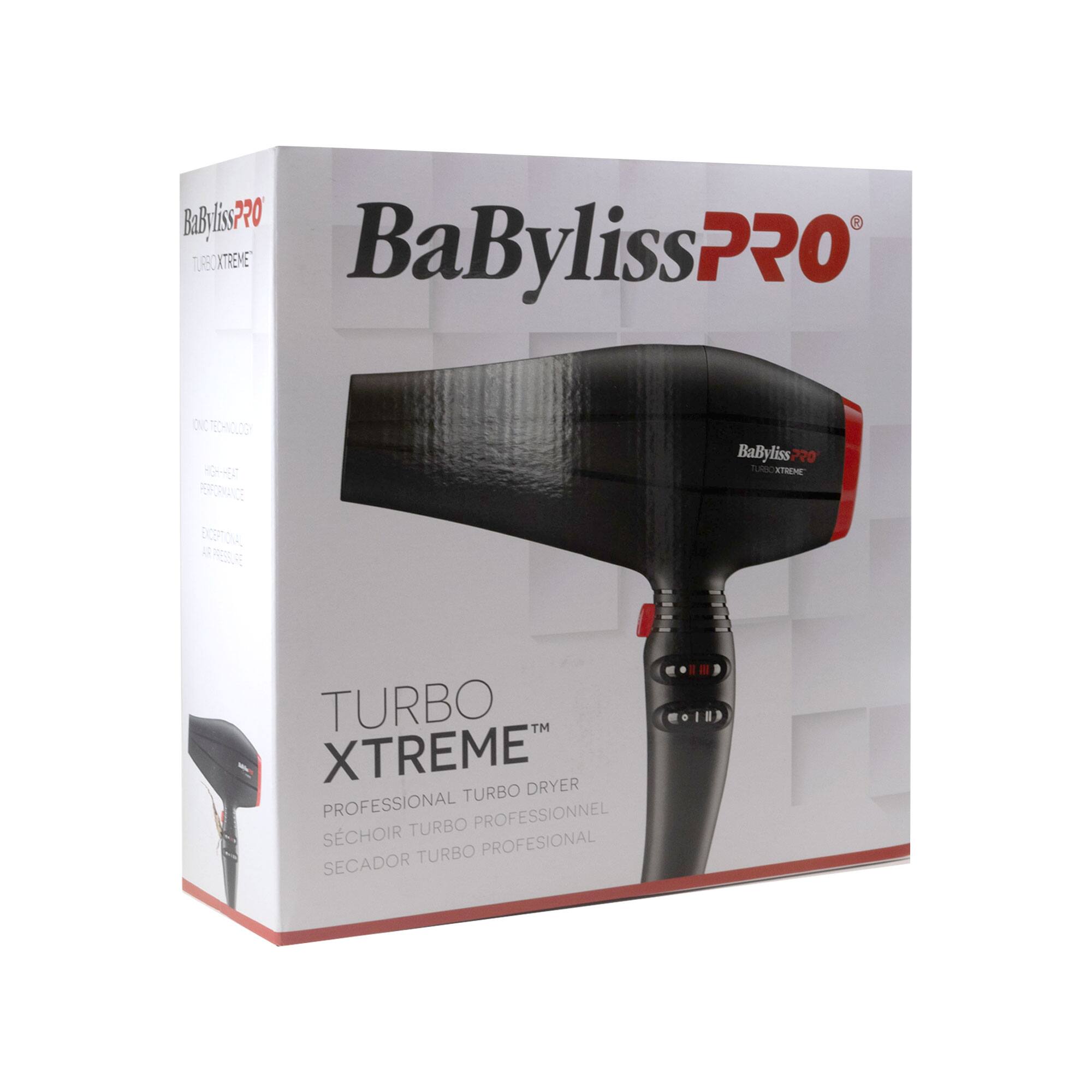 BaByliss PRO TURBO XTREME  
BaByliss PRO OIC TECHNOLOGY  
BaByliss 7 220  
TURBO XTREME  
TURBO DRYER PROFESSIONAL  
PROFESSIONNEL  
SECHOIR TURBO PROFESSIONNEL  
SECADOR TURBO PROFESSIONAL