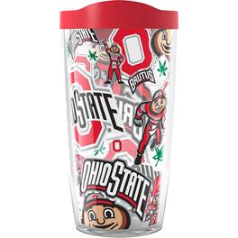 Tervis - Ohio State Buckeyes 16oz. Allover Classic Tumbler - Multicolor